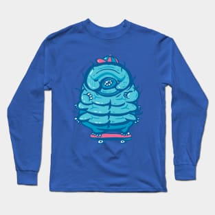 Skateboarding Water bear Long Sleeve T-Shirt